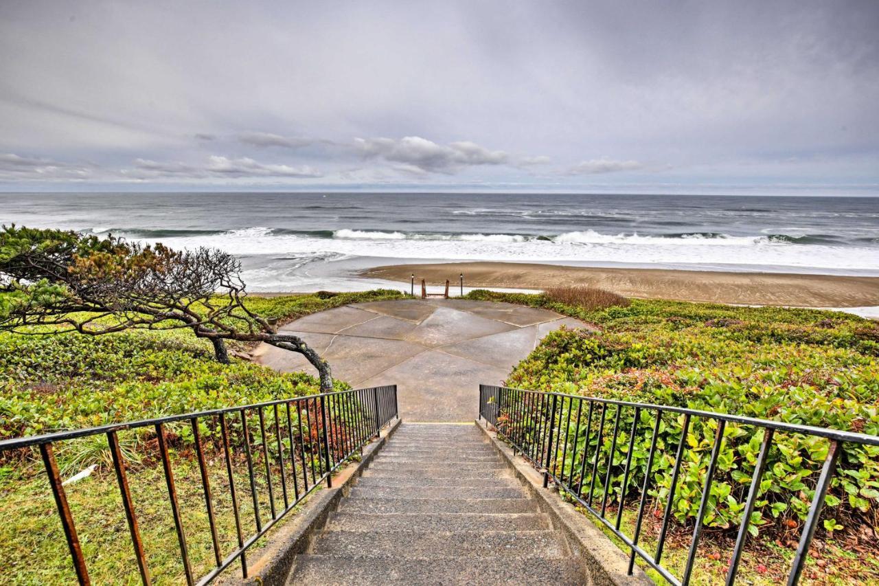 Lincoln City Oceanfront Condo, Near Lincoln Beach! Esterno foto