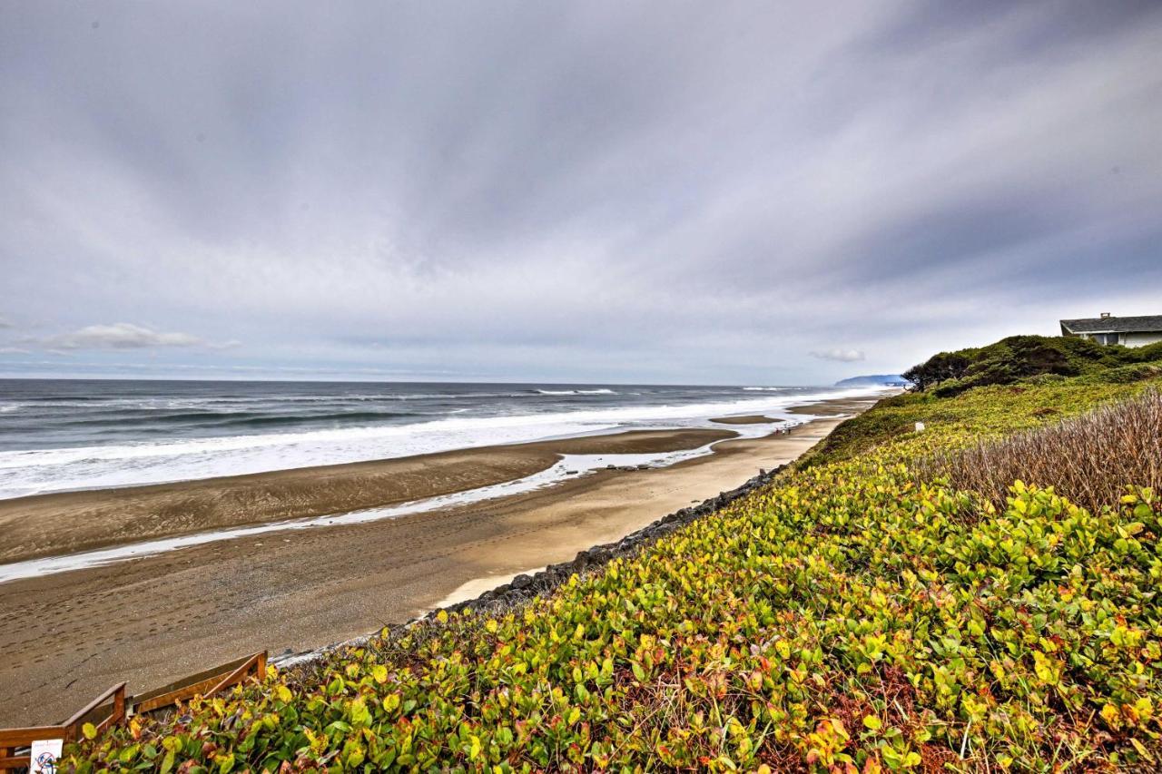 Lincoln City Oceanfront Condo, Near Lincoln Beach! Esterno foto